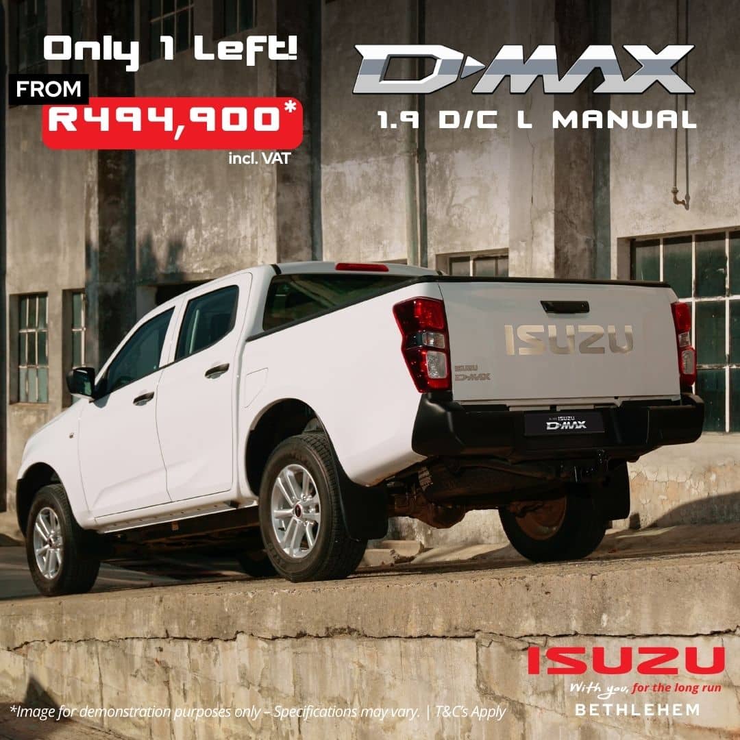 Isuzu D-Max 1.9 Double Cab L Manual Special Offer