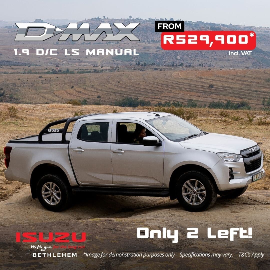 Isuzu D-Max 1.9 Double Cab LS Manual Special Offer
