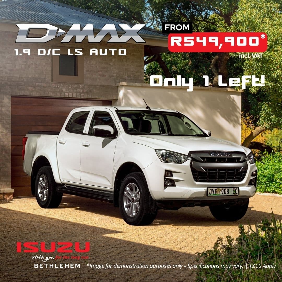 Isuzu D-Max 1.9 Double Cab LS Automatic Special Offer