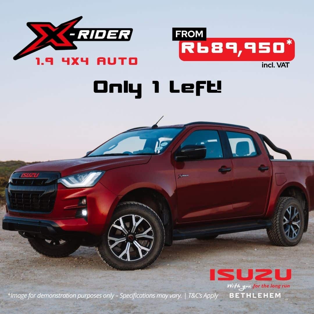 Isuzu D-Max 1.9 X-Rider 4x4 Automatic Special Offer